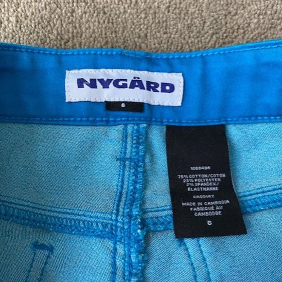 Nygard Turquoise Blue Stretchy Jeans - Picture 4 of 6